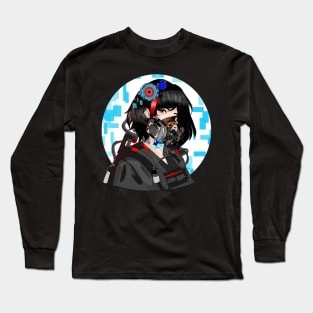 Cyberpunk girl Long Sleeve T-Shirt